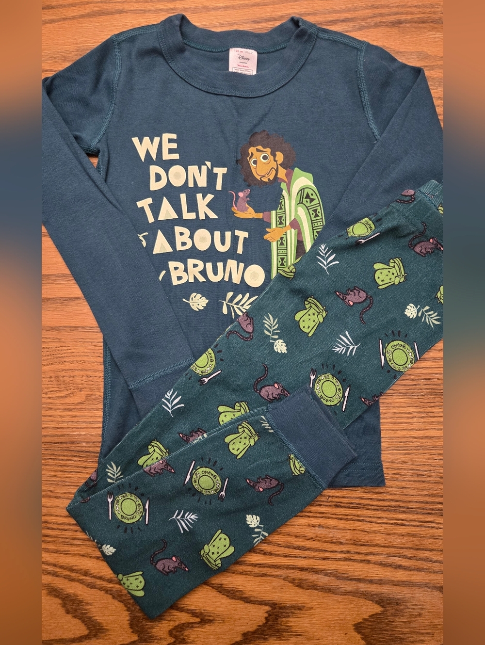 Hanna Andersson Disney Encanto Bruno Rats Pajamas PJs - Size 120 / 6-7 Boys Girl